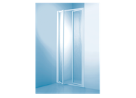 מקלחון חזית 2 דלתות מסבאה זכוכית צ'ינצ'ילה 76.5-82.5 ס"מ