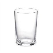 רק כוס זכוכית שקופה למברשות שיניים