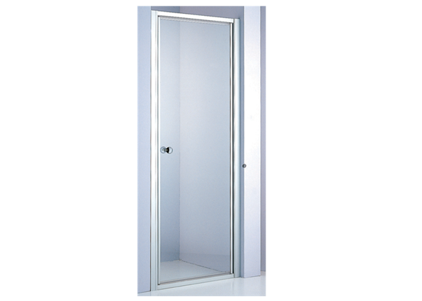 מקלחון חזית דלת זכוכית שקופה - 76-84 ס"מ